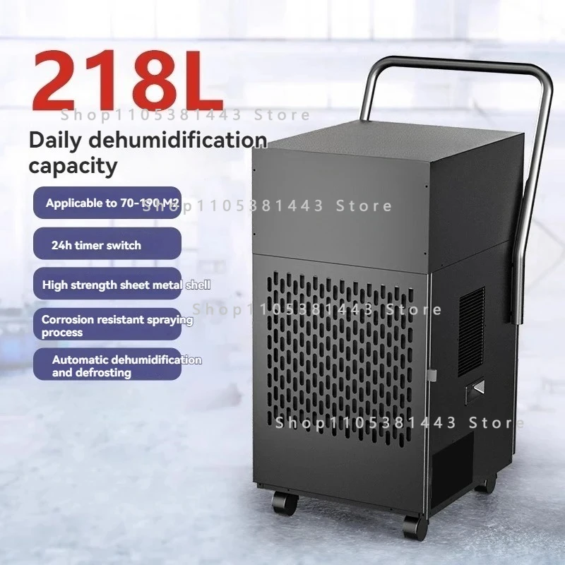 

Basement Commercial Large Capacity Dehumidifier Household Dry New 258L Industrial Dehumidifier High Power Warehouse Dehumidifier