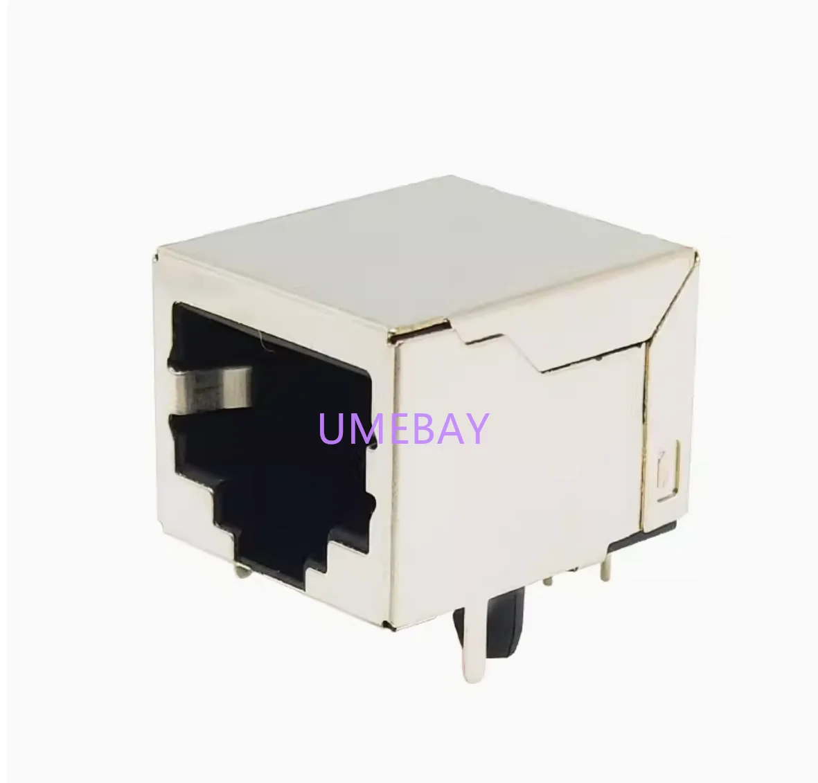 50 pieces, integrated circuit, RJ45 socket short 18/18.3mm all copper 8P8C 90 degree bent foot (horizontal)