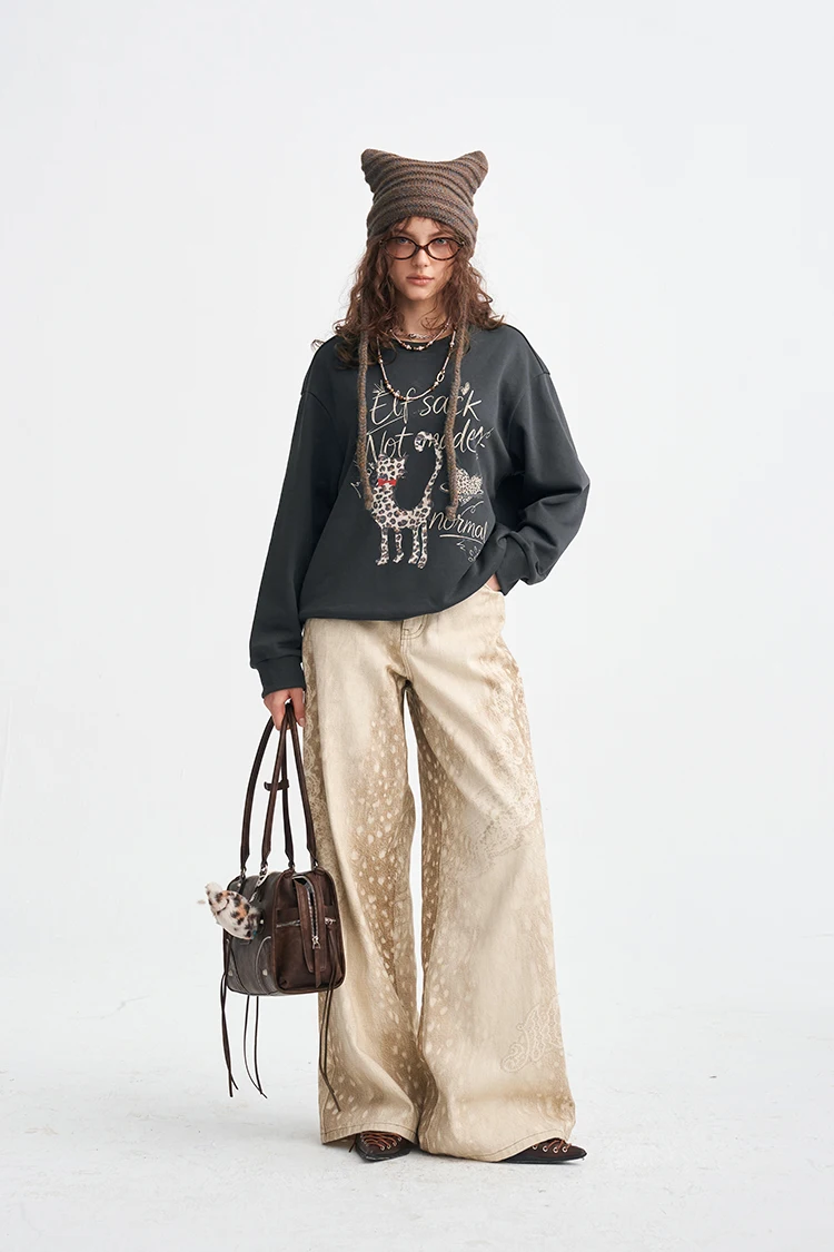 ELFSACK Damen-Sweatshirt mit Grafik- und Slogan-Print, Alltags-Outdoor-Oberteil – Detail 23