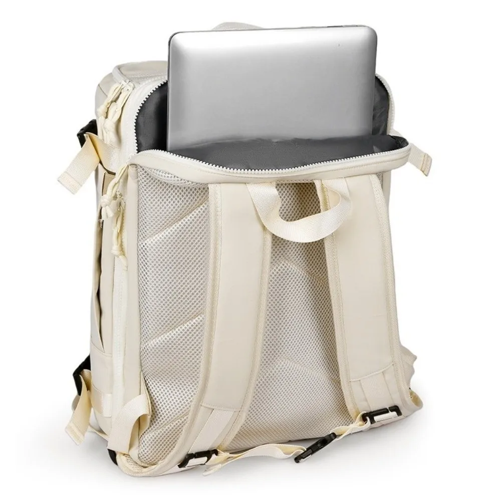 Laptop Bag Box Style Luggage Backpack Large Capacity Anti-Scratch Travel Backpack Scalable with Shoes Pack Cabin Daypack College