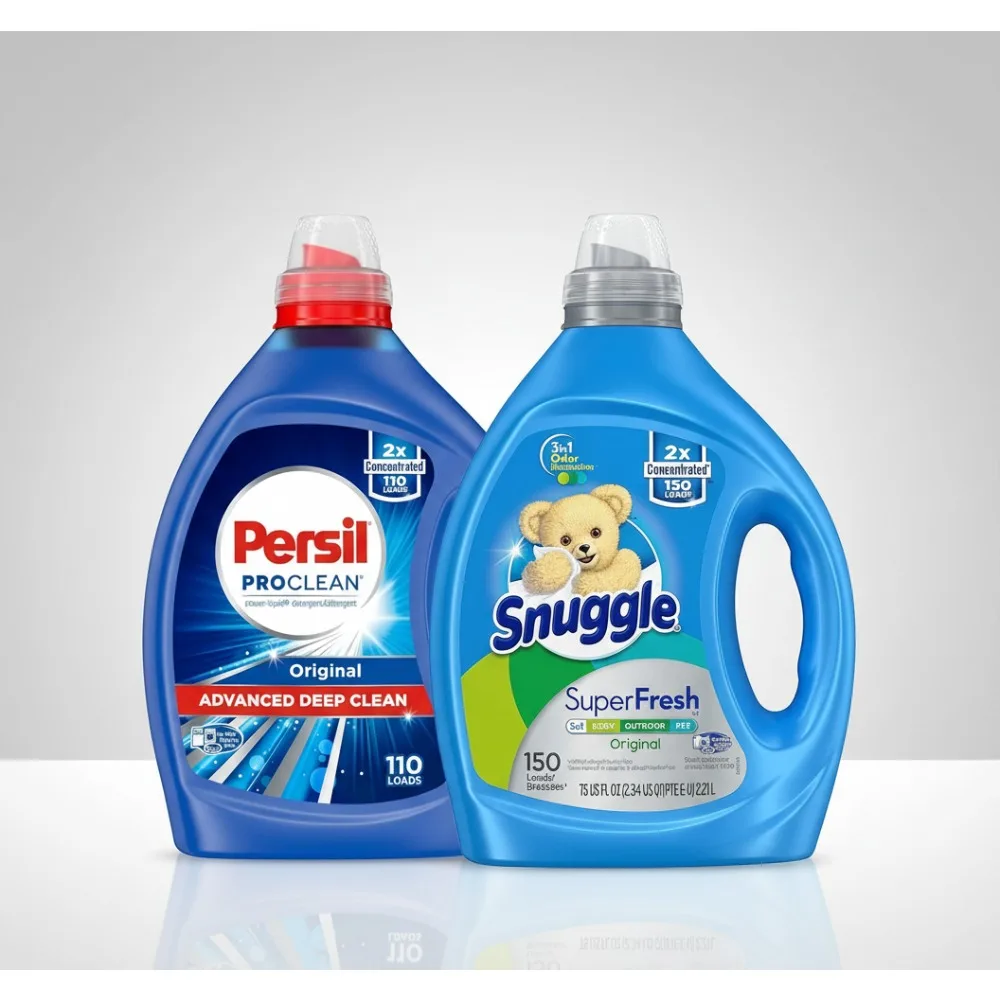 

Premium Laundry Detergent & Fabric Softener Combo - 260 Loads Total - Powerful Stain Removal & Odor Elimination