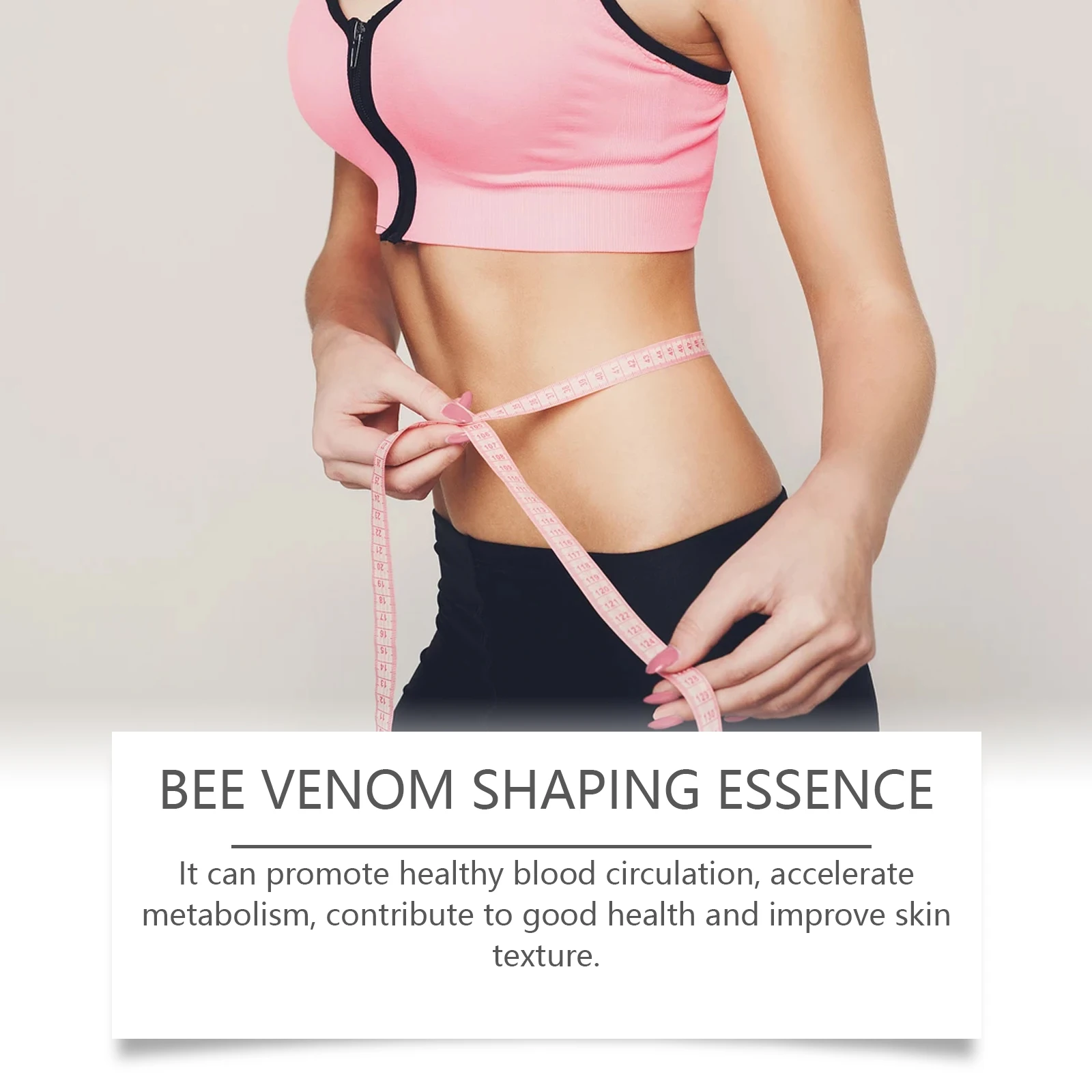Bee Venom Shaping Oil Firming Lifting Body Skin Anti Cellulite Fat Burning Weight Loss Improve Sagging Thin Leg Massage Oil view 4