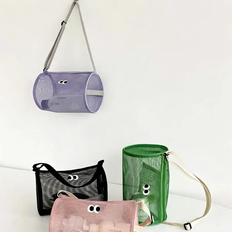 1PC Mesh Makeup Toiletry Storage Bag Handbag Portable Travel Washing Body Shower Tool Organizer Hanging Cosmetic Organizer Pouch
