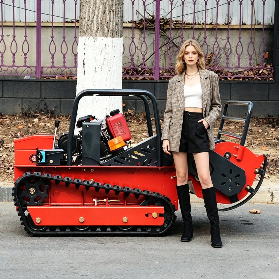 Customized Lawn Mower All Terrain Slope Lawn Mower 2026 New Four Stroke High-Power Lawn Mower, Cutting Width 1000/1200mm