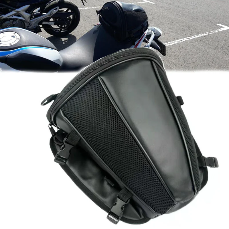 

Waterproof Motorcycle Tail Bag Multi-functional Durable Rear Seat Bag motorcycle suitcase Men sports suitcase Helmet Backpack