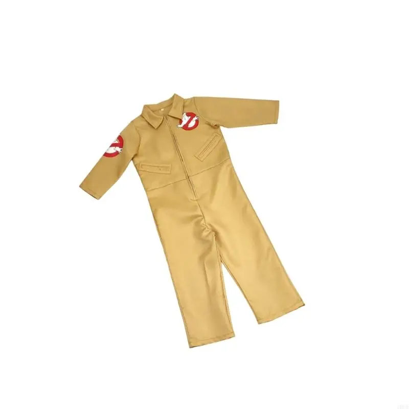 أزياء الأطفال الصغار Ghostbuster بذلة Ghostbuster حزمة البروتونات التأثيرية أزياء الهالوين ملابس Ghostbuster هدية