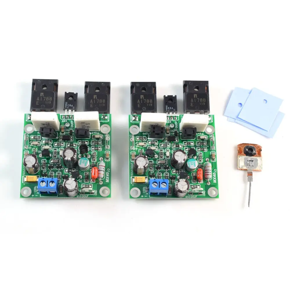 

1 Pair MX40 Stereo Amplifier Board Hi-Fi Audio Amplifier Module 50W 8R/100W 4R