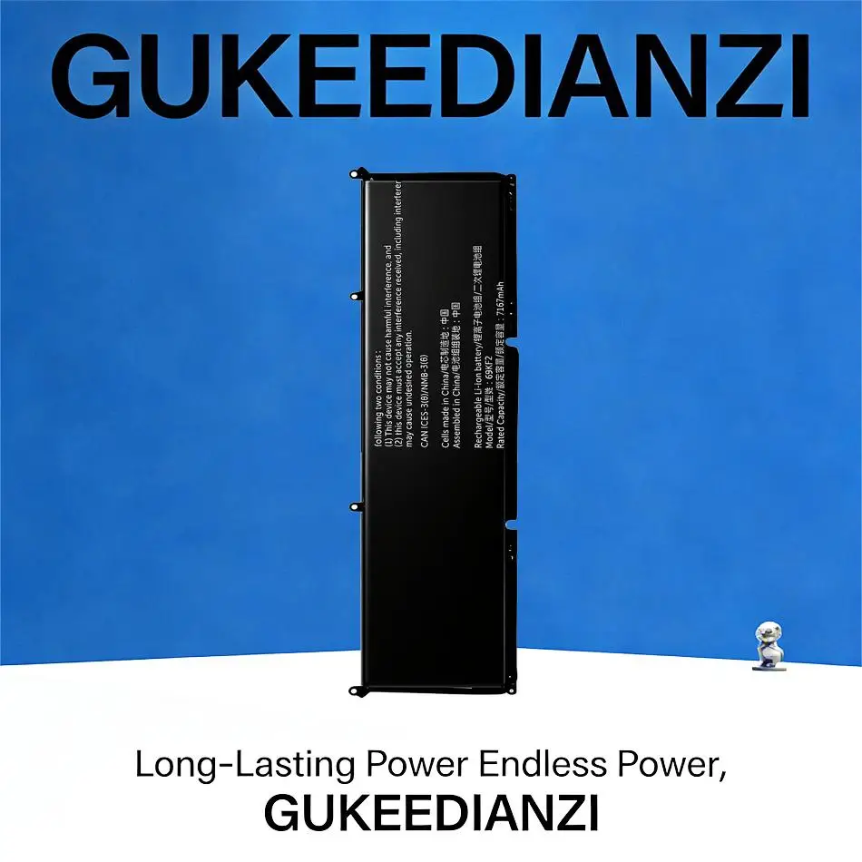 

Battery 69KF2 For Dell Xps 15 9500 9510 Precision 5550 5560 5570 G15 5510 5535 Alienware M15 M17 R3-R6 070N2F P87F002 P45E001