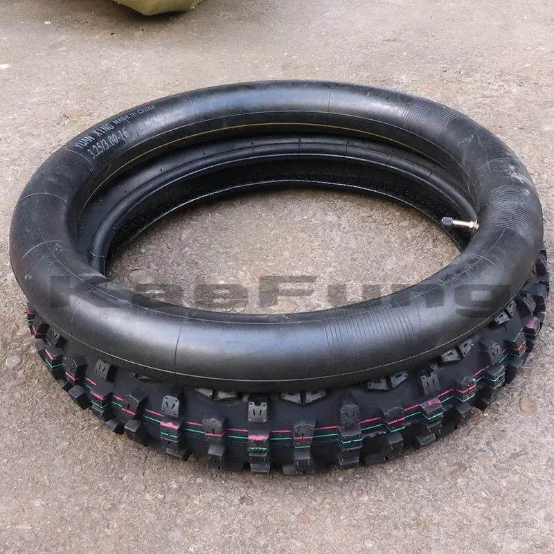 70 / 100-17-19 Rear 90 / 100-14-16 Inch Off-Road Tires with Tubes for Dirt Pit Bike Dirt Bike Motocross Front and Rear Wheels