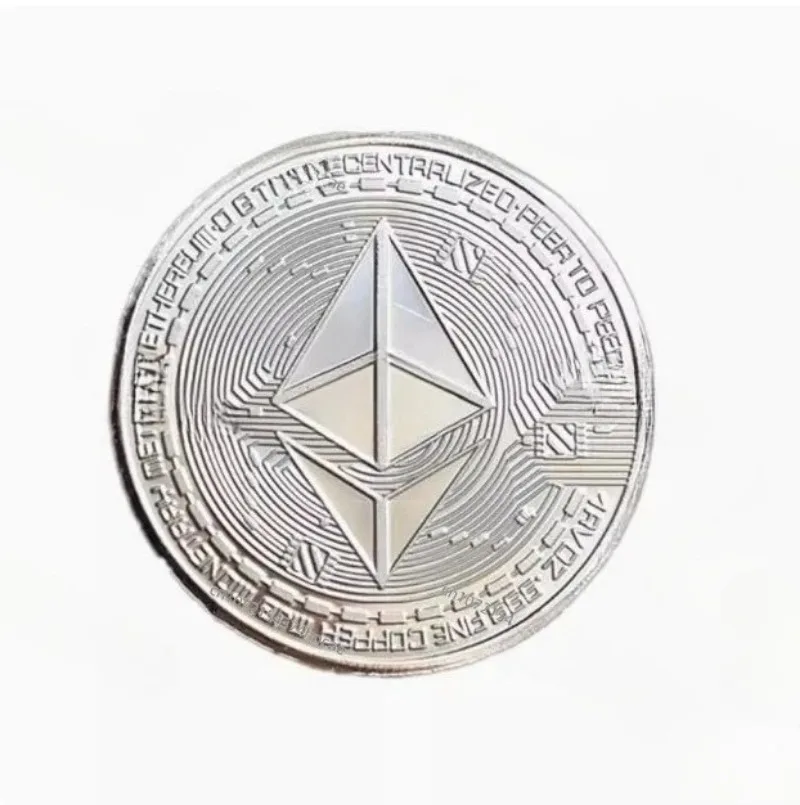 Physical Metal Commemorative Coin Cryptocurrency Themed Art Collectible Decorative Coin For Collection Display