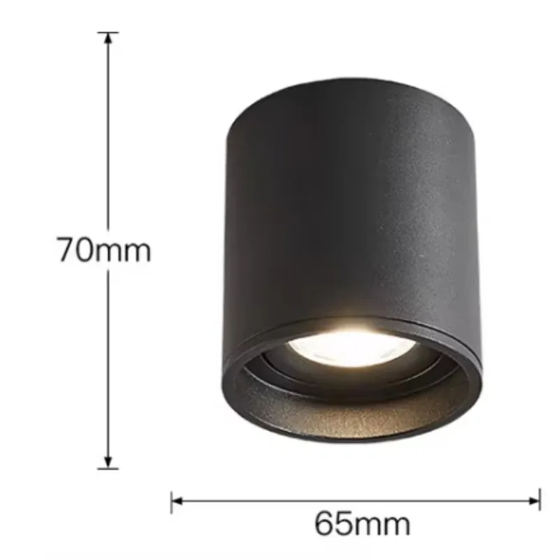 Aluminum Surface Mount Commercial Ceiling Mount Downlight Spotlight Warm White Diode Downlight