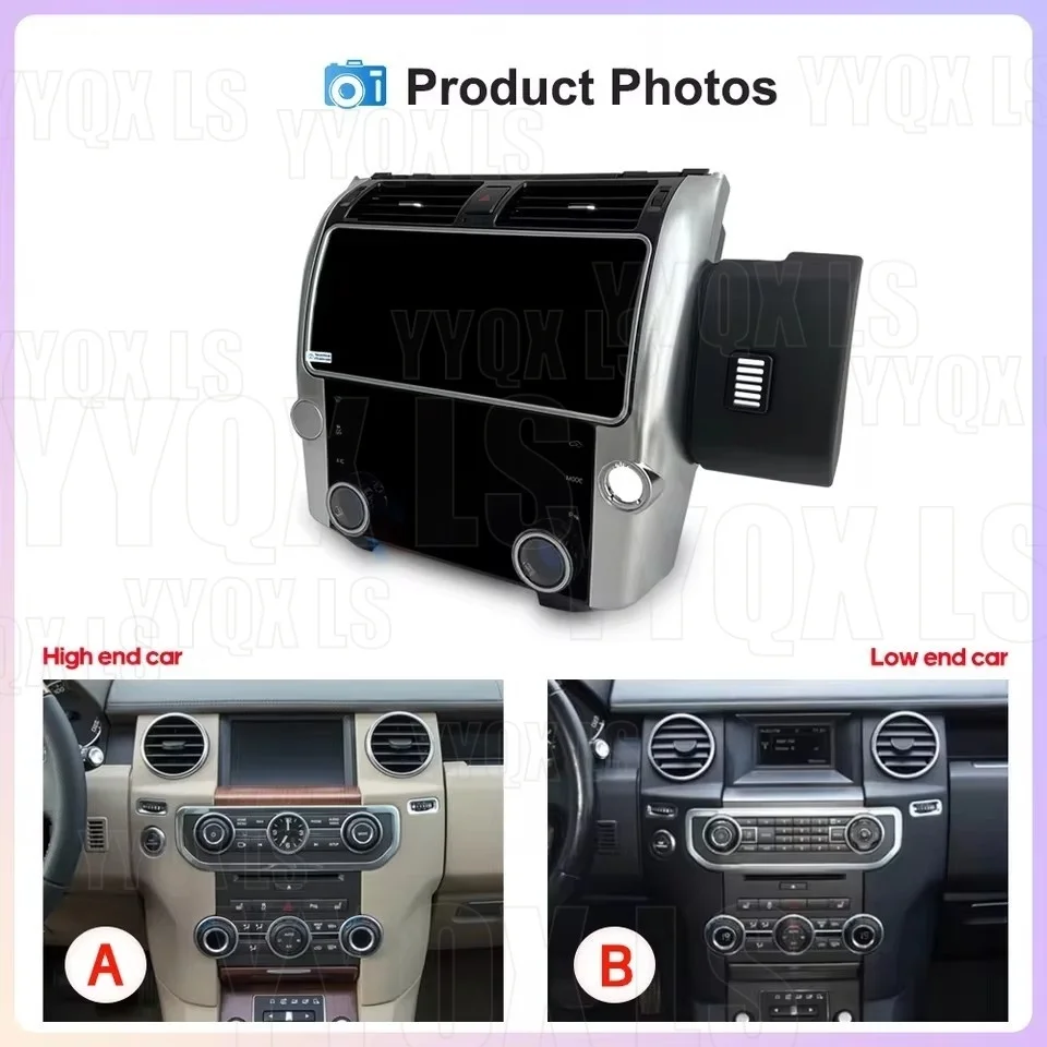 Android audio For Land Rover Discovery 4 2010-2016 with AC Screen Android 14 Car Multimedia Player car intelligent systems