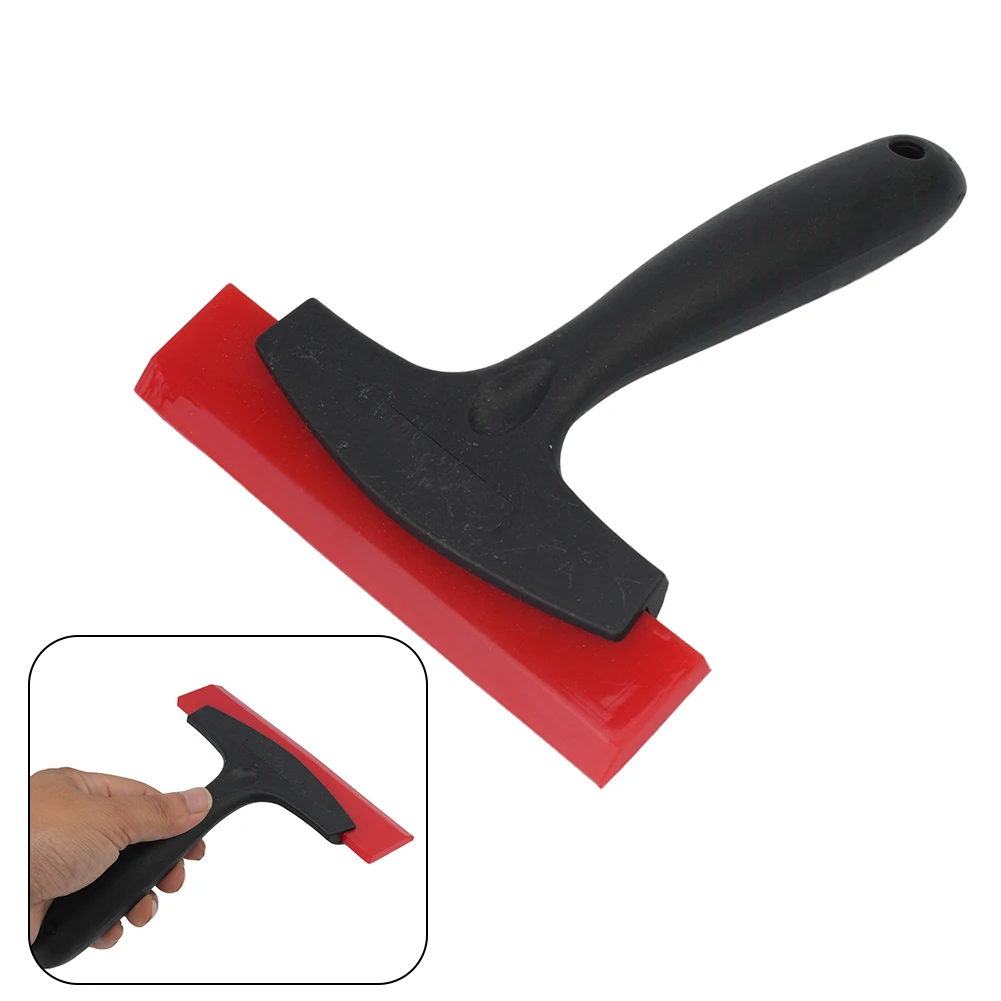 

Scraper Cleaning Scraper Bathroom Kitchen Car Cleaning Shovels Silicone Tile Tool 1PC Black+Red Filling Film Gap