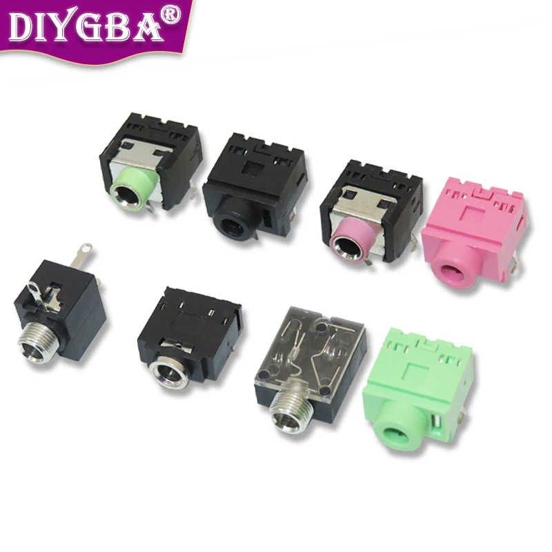 5PCS 3.5MM Audio Connector Stereo Female Socket PJ-392 PJ-327F PJ320B PJ301M PJ-342 PJ-313 PJ-324M PJ-317 PJ-313 PJ-306 PJ-393 