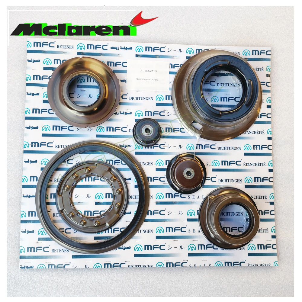 

AL4 DPO Oil Seal Pack Automatic Transmission Piston Kit For Peugeot Citroen C4 C5 Renault Scenic 2000 -UP