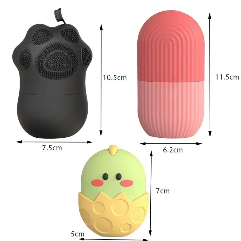 실리콘 아이스 큐브 트레이 뷰티 리프팅 아이스 볼 페이스 마사지 컨투어링 아이 롤러 페이셜 트리트먼트 여드름 스킨 케어 도구 감소