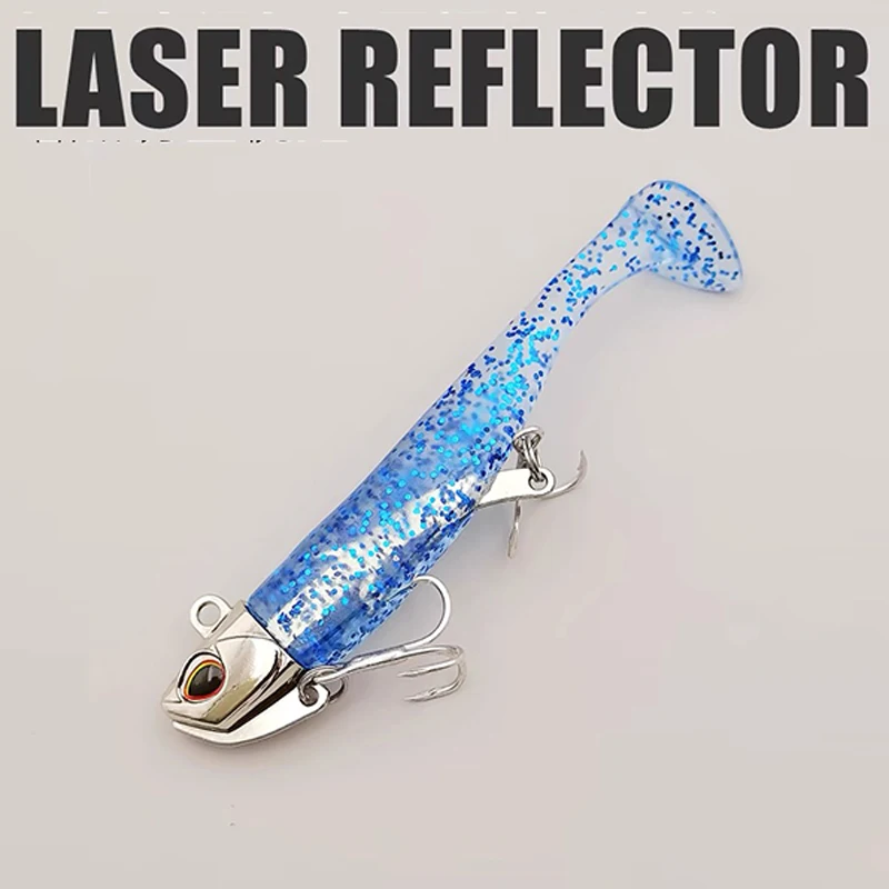 5 stücke 24g/10,3 cm Silikon Weiche Köder Set Köder für Angeln Locken Meer Wurm Bass Swimbait Lumious/Glow Angeln Zubehör – Detail 3