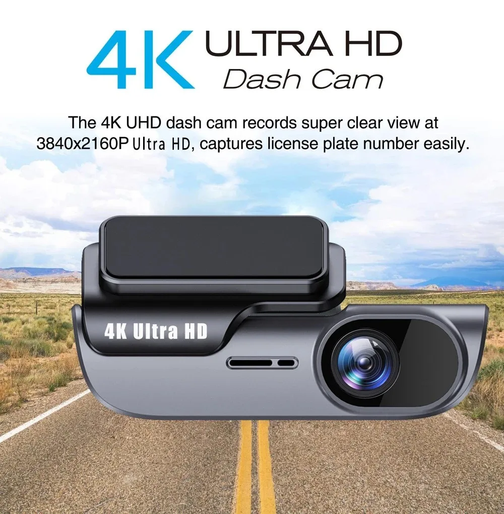 2025 New Hot Selling Models 4K Car Camera Dvr Universal Dash Cam Night Vision Driving Recorder with Loop Recording