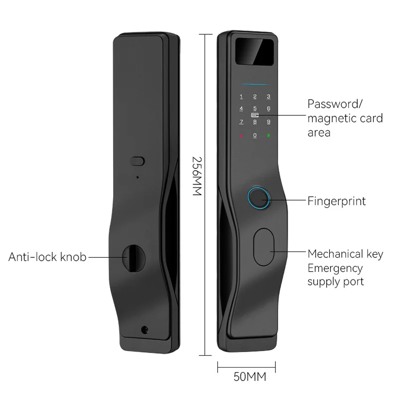Glomarket Intelligent Fingerprint Lock App Control Digital Biometric Fingerprint Password Tuya Smart Lock