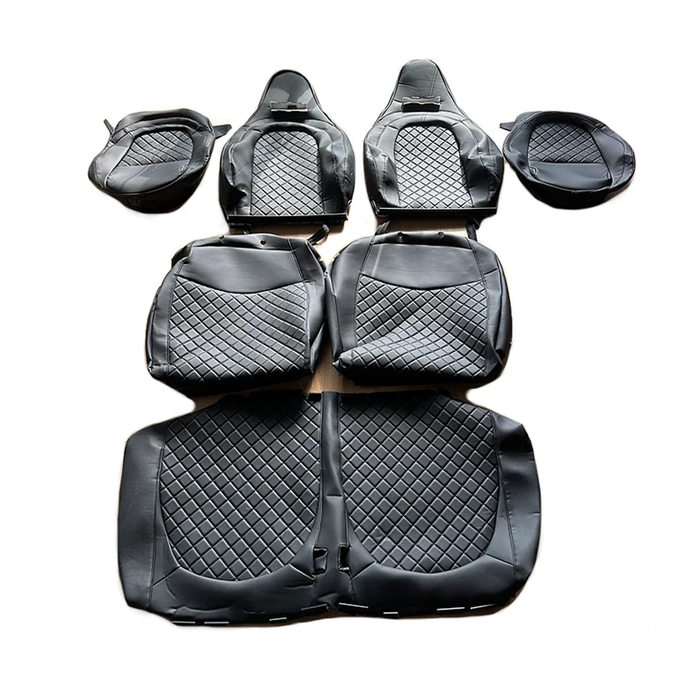 

Xiangta Wholesale Price New design Original Car Seat Cover Diamond Stitching Custom Fit Leather Car Seat Covers