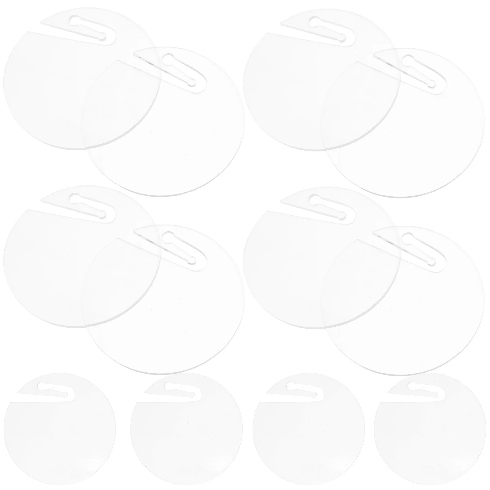 

50Pcs Acrylic Drink Markers Round Shaped Wine Glass Tags Party Cup Identifiers Drink Tags Wine Glasses Markers