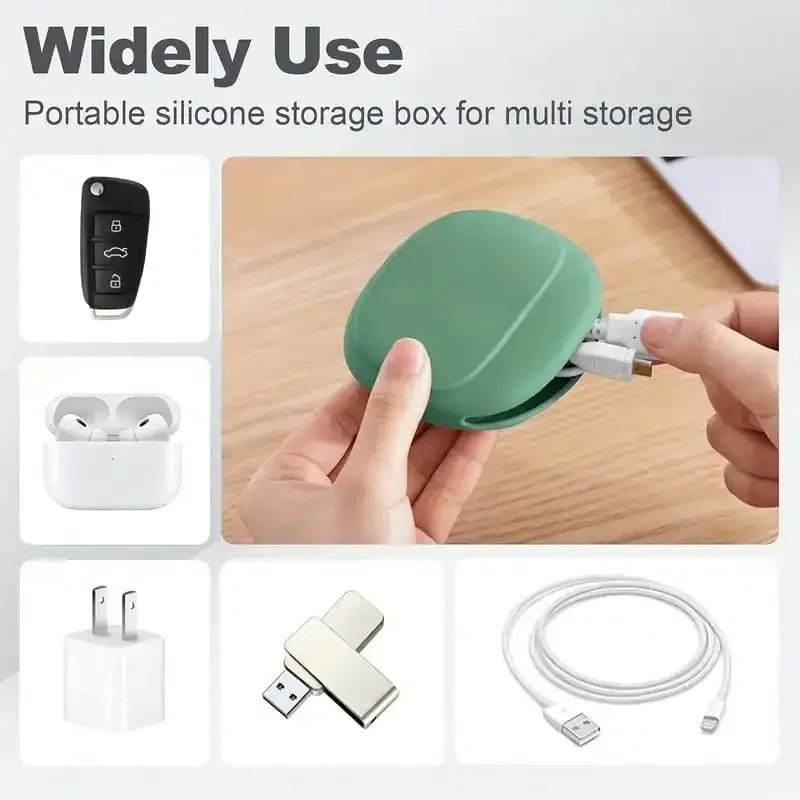 3PCS Silicone Cable Storage Ba - Cable Winder Keychain ulasan dan harga
