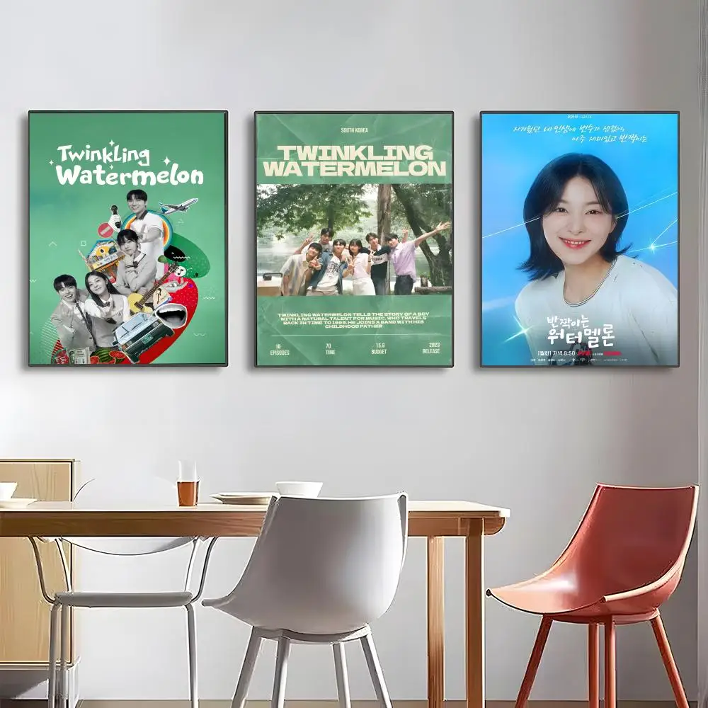 T-Twinkling Watermelon Poster High-definition posters, wall art for living room and home decor.