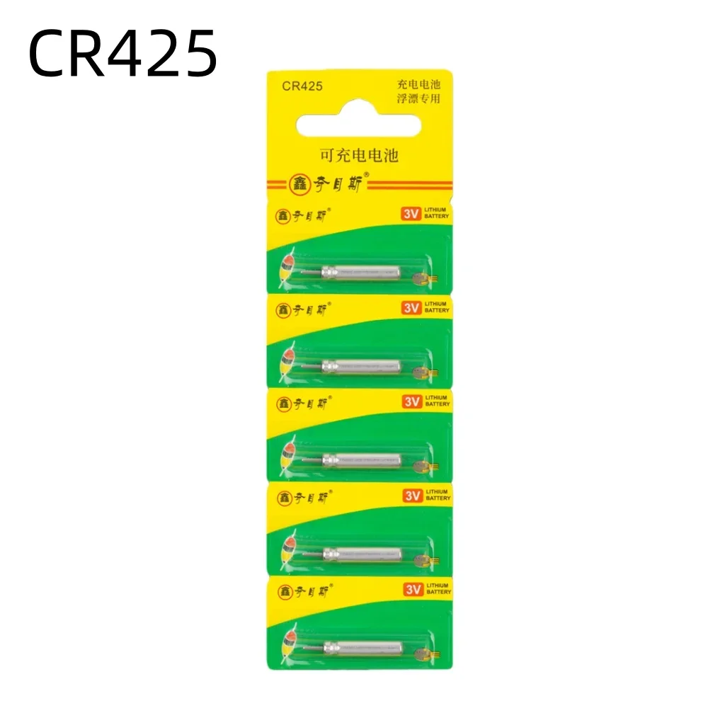 Batería Recargable CR425, Cargador USB, Accesorios de Carga, Alarma de Pesca, Indicador de Picada