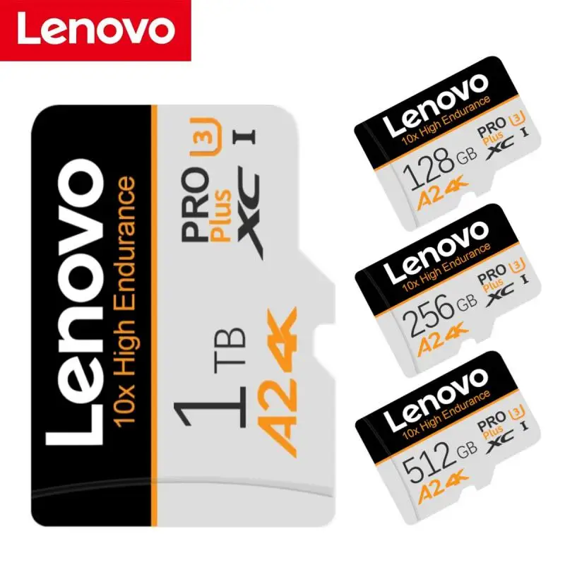 Lenovo U3 A2 V30 Class 10 Micro TF SD Card 128GB 256GB 512GB High Speed Memory Card 1TB TF Card With Adapter For Nintendo Switch