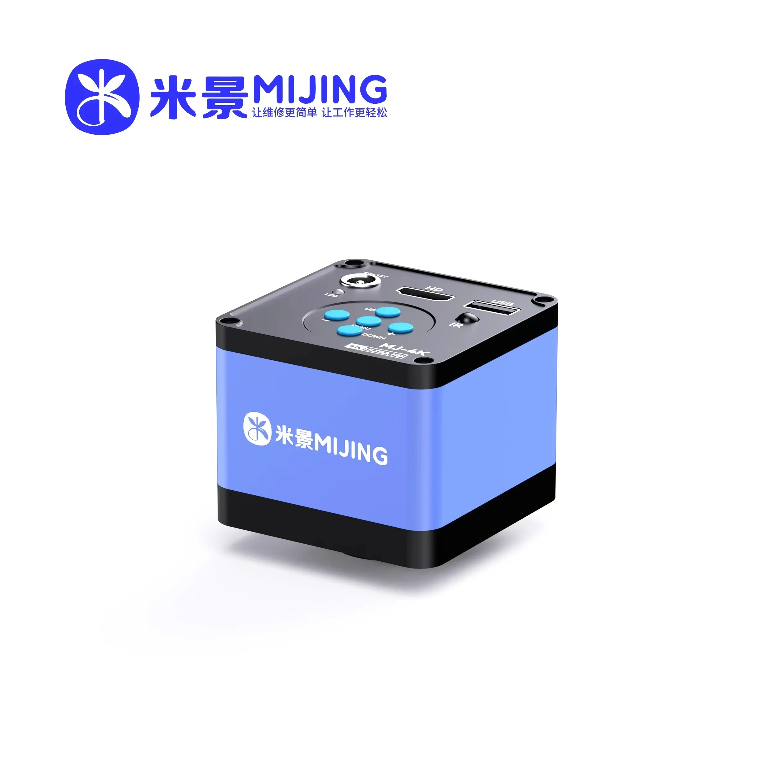 Mijing HD 4K Microscope Camera 30fps HDMI USB Industrial Video C-Mount PC Software Control For Magnifier Chip Phone Repair Tools