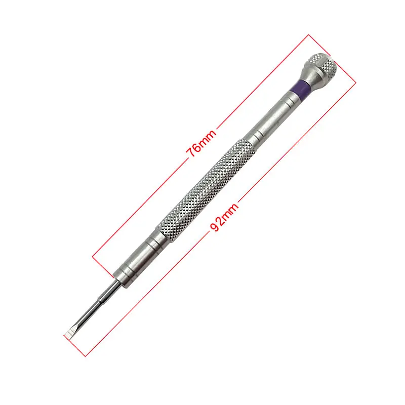 KWONG YUEN Watch Repair Tools Micro Flat Head Screwdriver in millimeter slot type screwdriver TO repair the watch 10 pieces