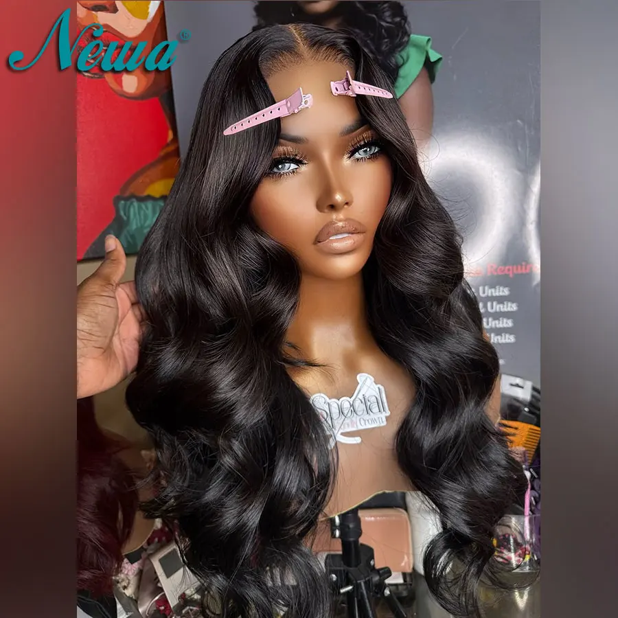 

250% Density 13x6/13x4 HD Lace Full Frontal Wig 32in Body Wave Human Hair Wigs Skins Melted Pre Plucked 5x5 HD Lace Closure Wigs