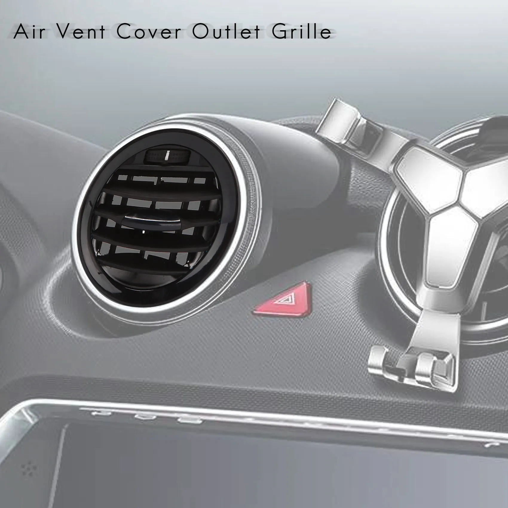 Imagem -03 - Interior do Carro Aquecedor Air Vent Cover Grelha de Saída para Opel Adam d Mk3 ac Guarnição Cobre Aquecedor Cobre Pcs