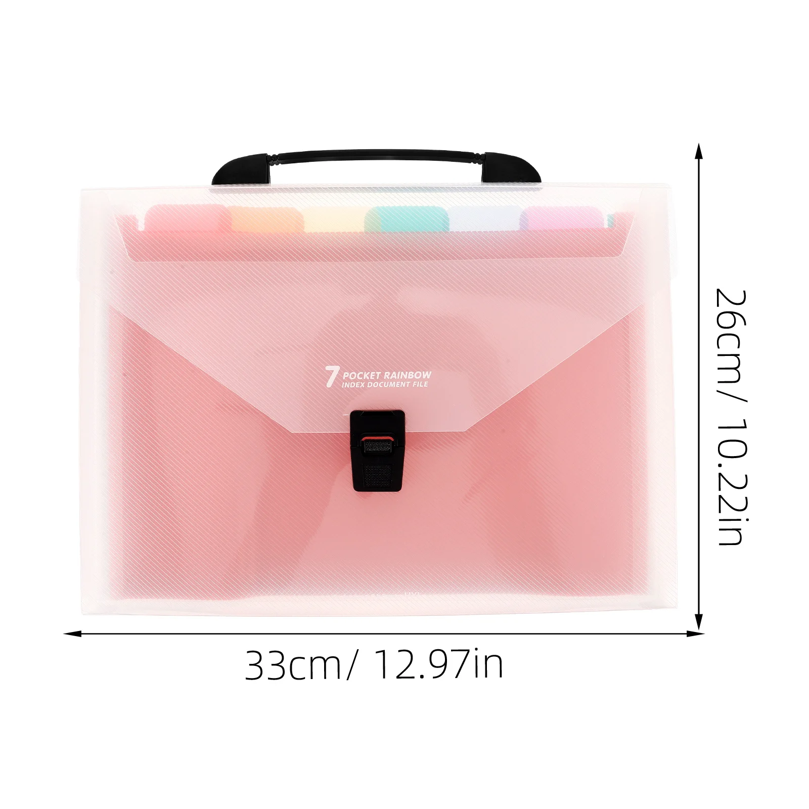 سعة كبيرة منظم ملفات الأكورديون مجلد مستندات محمول متعدد جيوب حقيبة التخزين لورق فرز استلام فاتورة المكتب