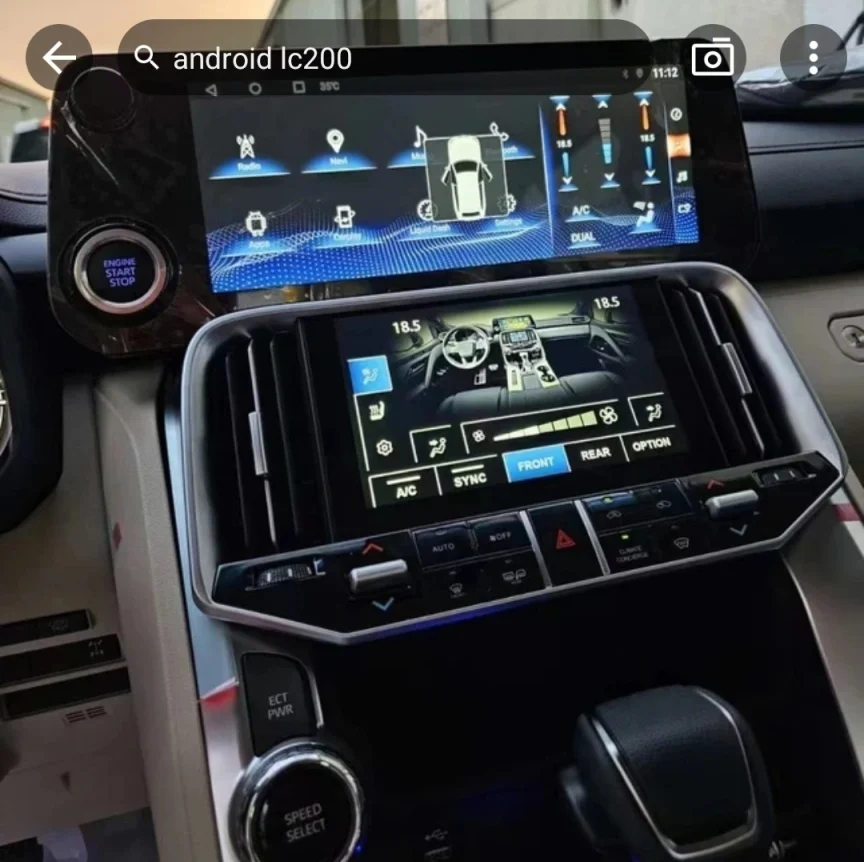 TOYOTA LAND CRUISER300、LEXUSLX600用モニター Interior Modified Kits Display Dashboard Cluster for Land Cruiser