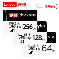 Lenovo Thinkplus Memory SD Card A1 U3 Class 10 Micro TF/SD Card 256GB 128GB 64GB 32GB 16 Flash Memory SD Card For Dash Cam/Drone