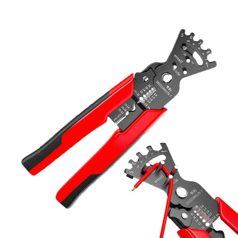 Crimping Pliers Electrician Wire Stripping Pliers MultiFunctional Wire Terminal Crimping Tool Wire Folding Plier Home Acessories