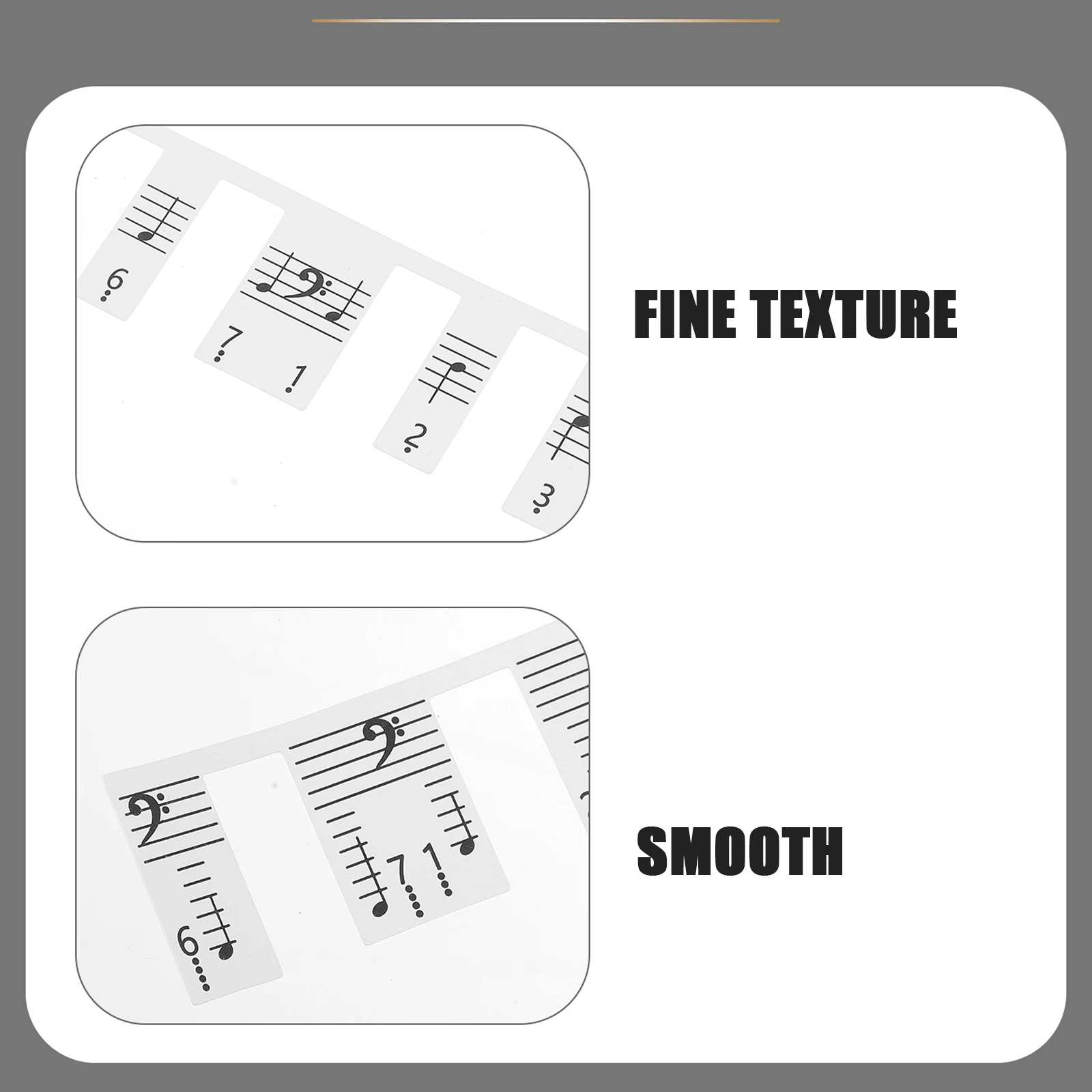 

Piano Keyboard Sticker Decals for 88-key Beginner Accessories Easy to Paste Tear No Residue Music Instrument Supplies