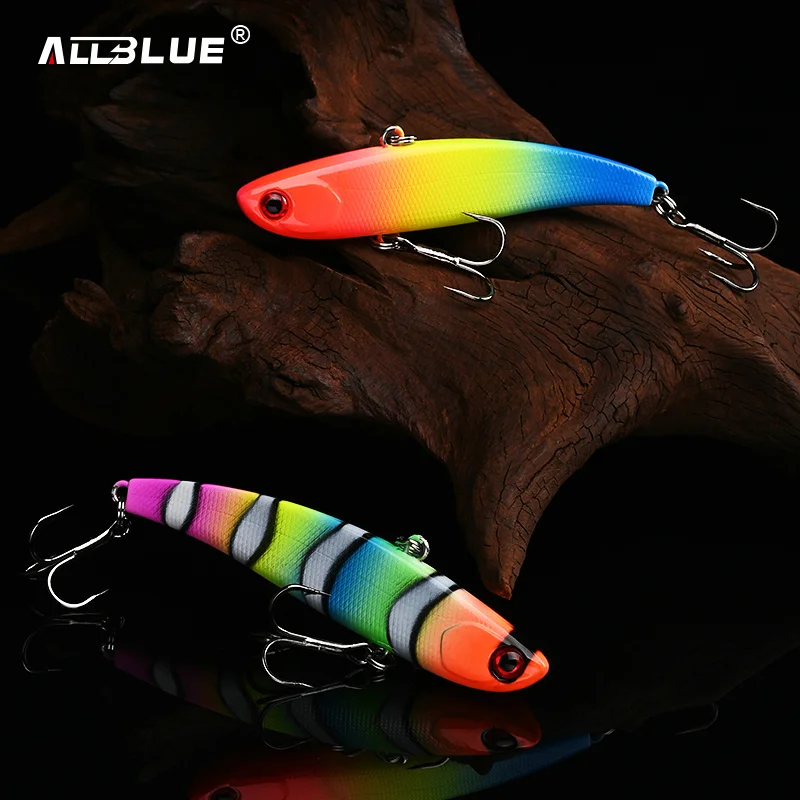 ALLBLUE falce VIB Sinking Vibration 13g 17g 23g Fishing Lure Hard Wobbler Plastic Bass Pike esca artificiale Winter Ice Tackle