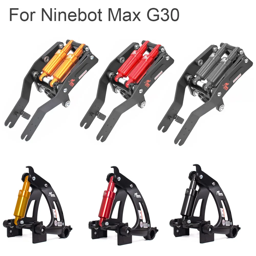 

Monorim Front Suspension Kit Electric Scooter Front Rear Tube Shock Absorption Modified Part for Ninebot Max G30 Accessories