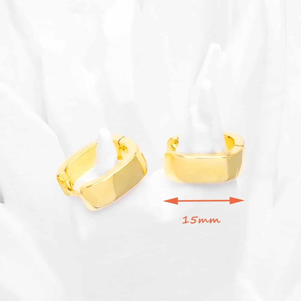 Kreolische Scharnier-Creolen in eckiger Form, feiner europäischer Schmuck für Damen und Herren, trendiges Geschenk aus 925er Sterlingsilber – Detail 4