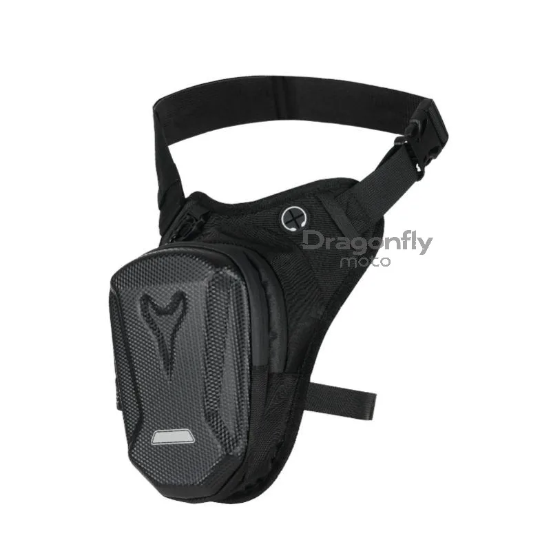 

Waterproof Motorcycle Waist Pack Hard Shell Drop Leg Bag with Adjustable Belt for Shopping Hiking Running Cycle Fanny Pack