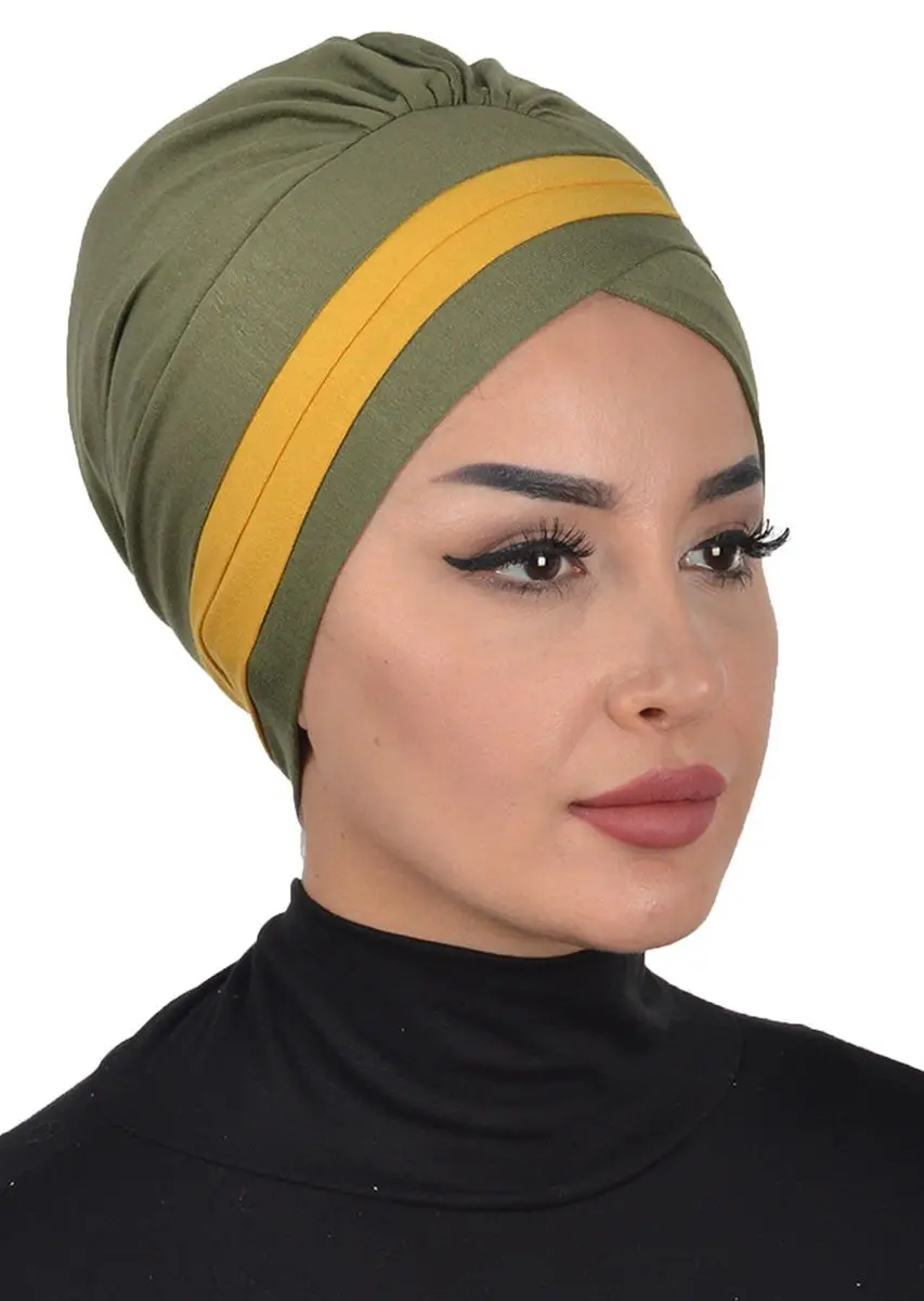 Cor dobro penteado osso caqui