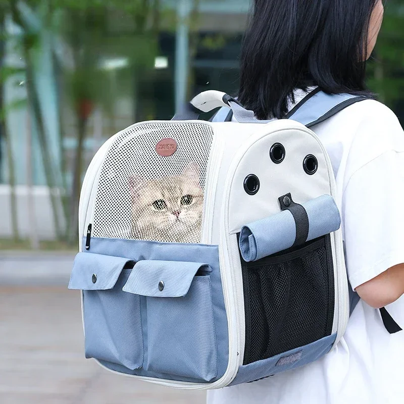 Pet Bag Outgoing Portable Backpack Space For Small And Medium-sized Cats Pet Supplies