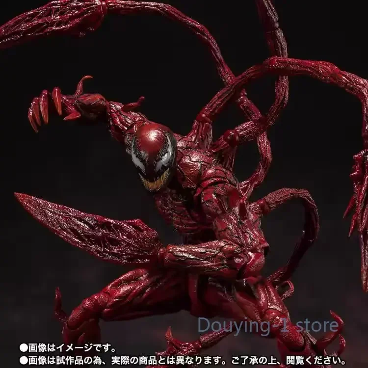 Bandai Marvel Universe Anime figura SHF VENOM el masacre comienzo figura de acción juguete para regalo modelo coleccionable
