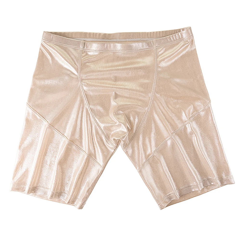 

Men Sport Brazilian Underwear Tight Boxer Briefs Oily Shiny Shorts Gym Short Pants Pouch Panties Sexy Lingerie Men's Clothing