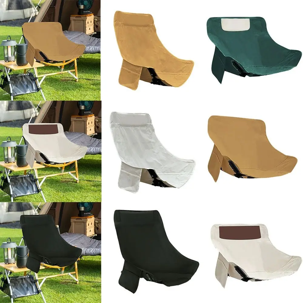 Portable Breathable Camping Chair Cover Thickened Oxford Cloth Seat Cover Anti-slip Chair Surface for Outdoor Fishing Backyard