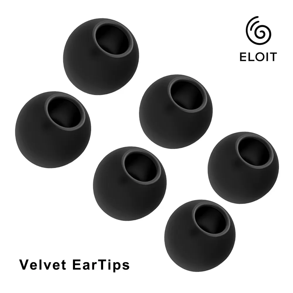 Divinus Velvet Silicone Earphones Ear Tips for Nozzle Size 3-5mm, Soft Deeply Eartips For IEMs Earbuds AFUL Performer 5/8