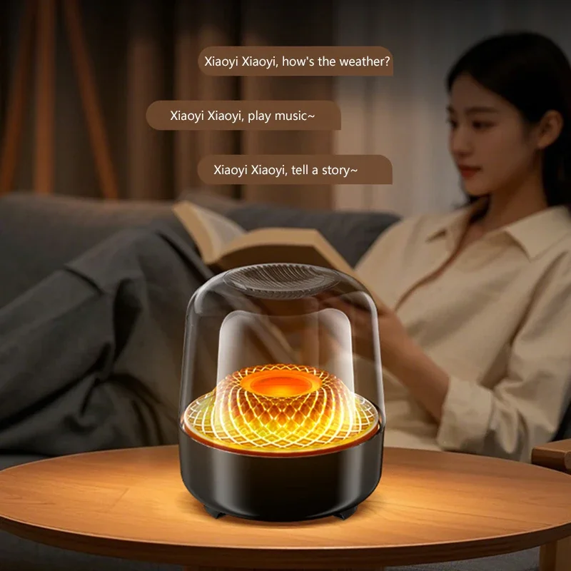 Bezprzewodowy głośnik Bluetooth Głośnik z dźwiękiem przestrzennym 6D Ładowanie przez USB Długotrwały głośnik F7 w pełni przezroczysty z paskiem świetlnym LED