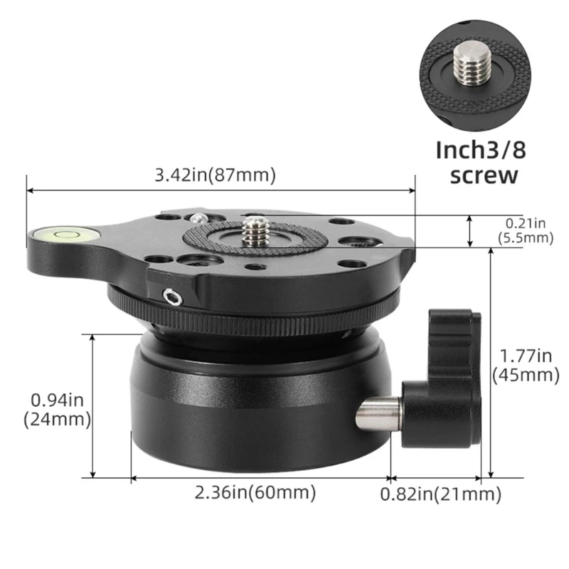 Камера с шаровой головкой для видеосъемки DSLR головка штатива Mount Mini Ballhead 15 градусов вращающаяся панорамная головка для штативов 3/8 "1/4'' винт